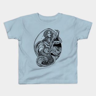 Mermaid, spirit of water Kids T-Shirt